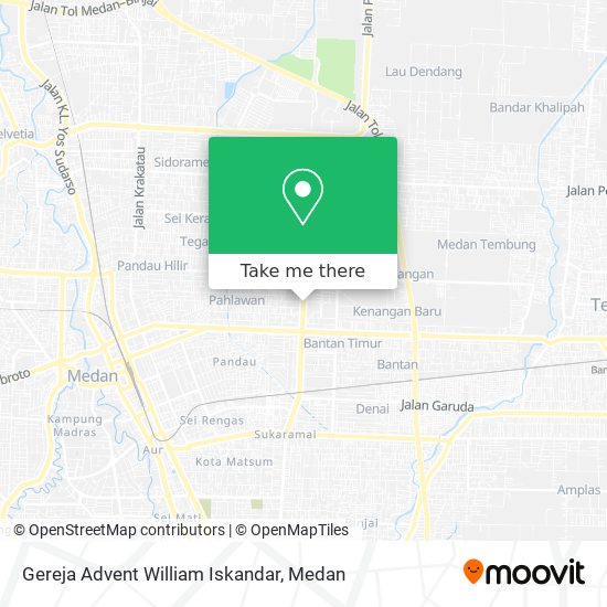Gereja Advent William Iskandar map