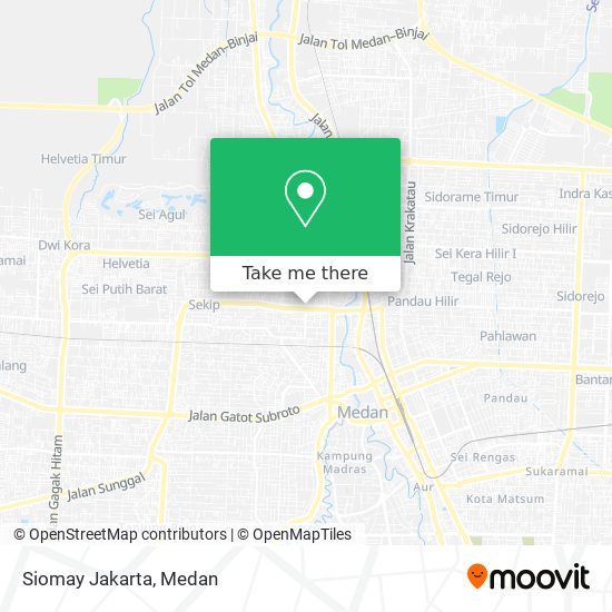 Siomay Jakarta map