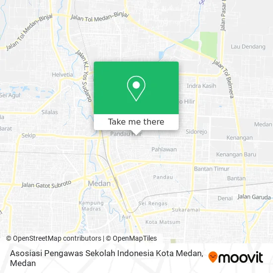 Asosiasi Pengawas Sekolah Indonesia Kota Medan map