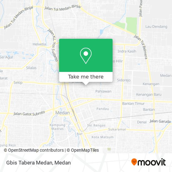 Gbis Tabera Medan map