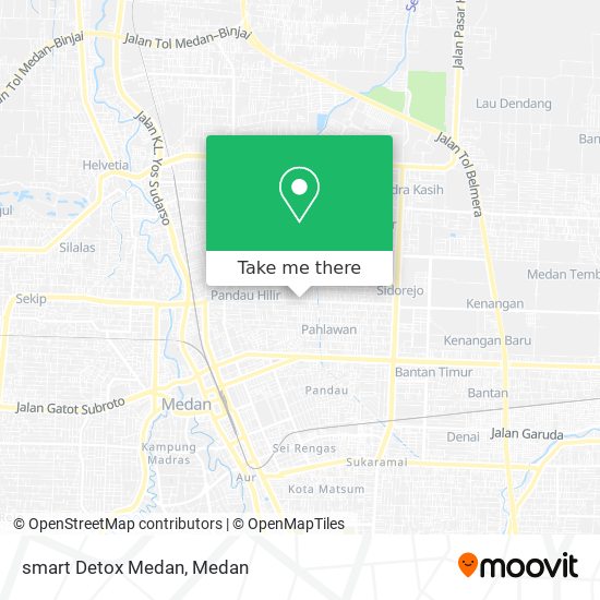 smart Detox Medan map