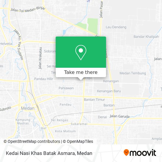Kedai Nasi Khas Batak Asmara map