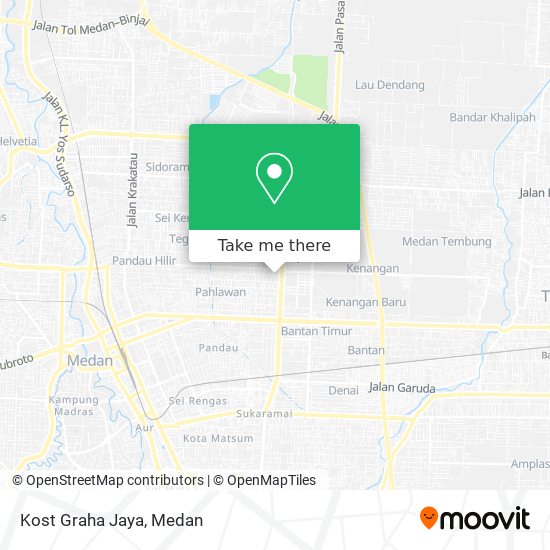 Kost Graha Jaya map