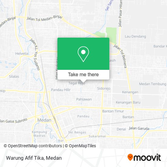 How to get to Warung Afif Tika in Kota Medan by Bus?
