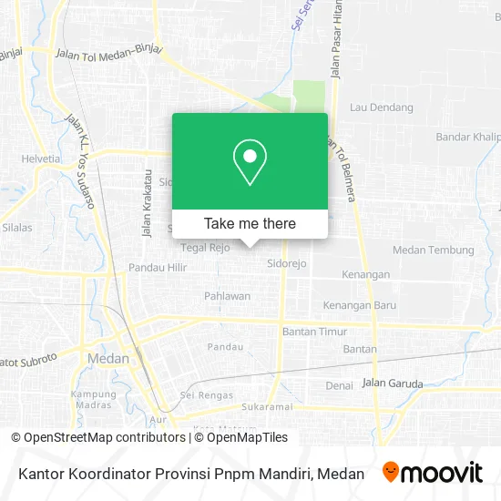 Kantor Koordinator Provinsi Pnpm Mandiri map