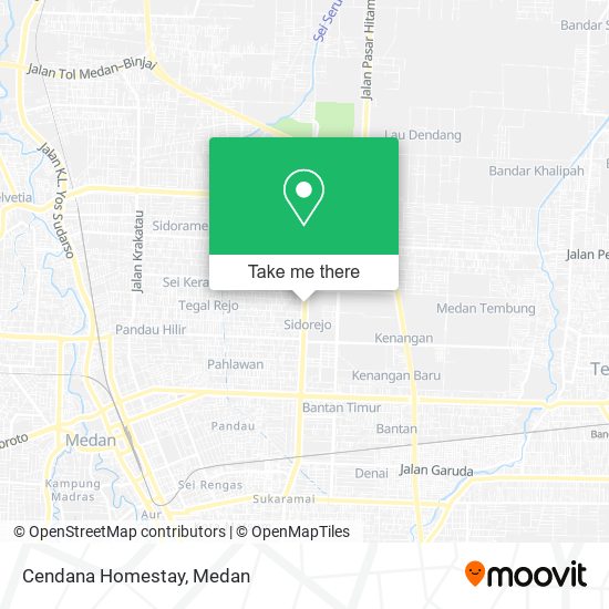 Cendana Homestay map