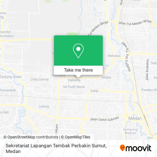 Sekretariat Lapangan Tembak Perbakin Sumut map