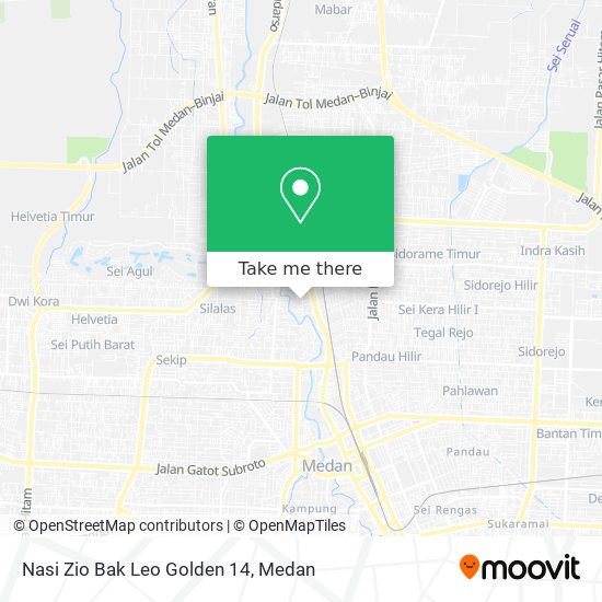 Nasi Zio Bak Leo Golden 14 map