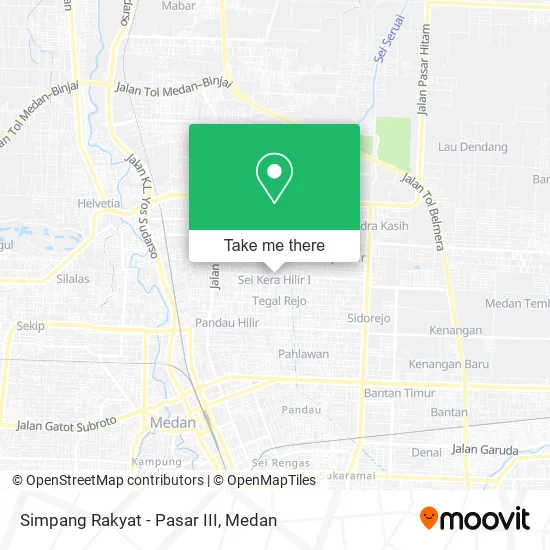 Simpang Rakyat - Pasar III map