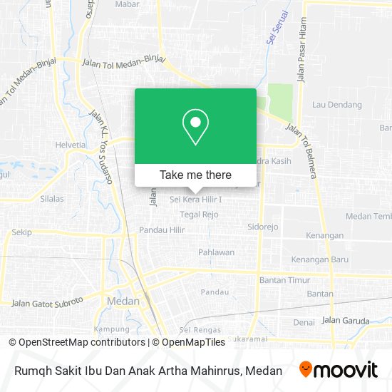 Rumqh Sakit Ibu Dan Anak Artha Mahinrus map