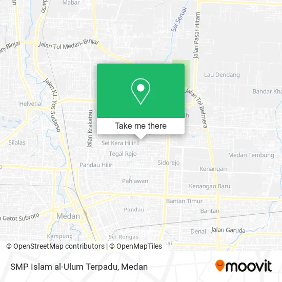 SMP Islam al-Ulum Terpadu map