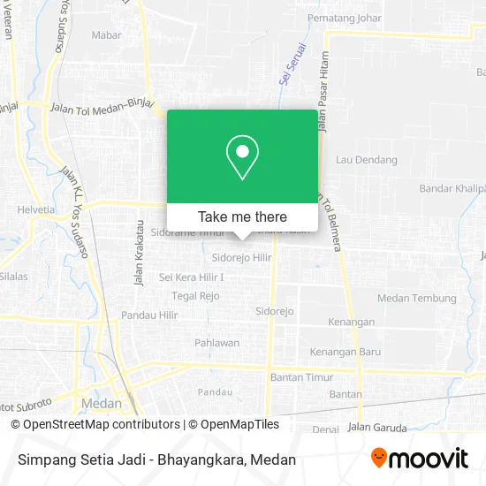 Simpang Setia Jadi - Bhayangkara map