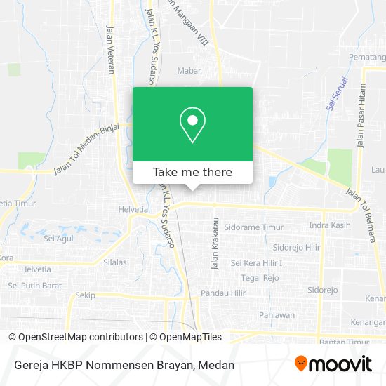 Gereja HKBP Nommensen Brayan map