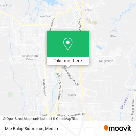 Mie Balap Sidorukun map