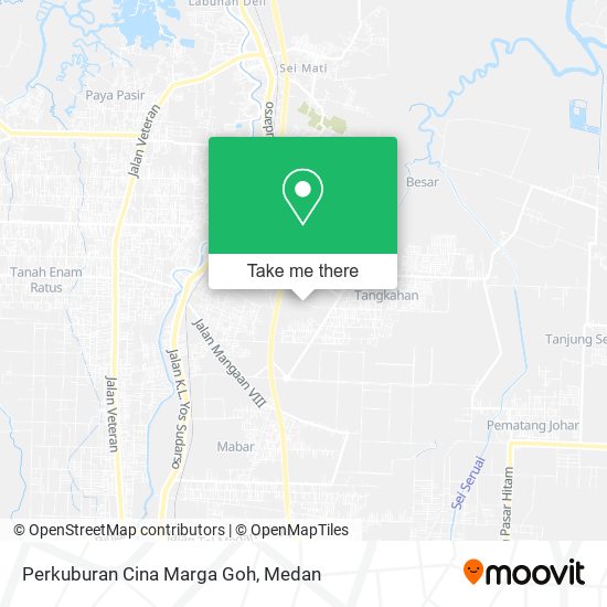 Perkuburan Cina Marga Goh map