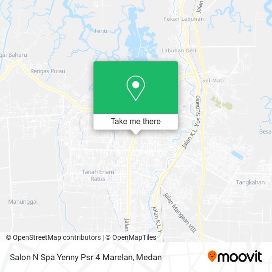 Salon N Spa Yenny Psr 4 Marelan map