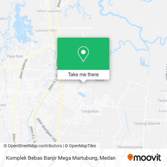Komplek Bebas Banjir Mega Martubung map