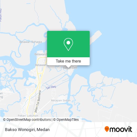 Bakso Wonogiri map