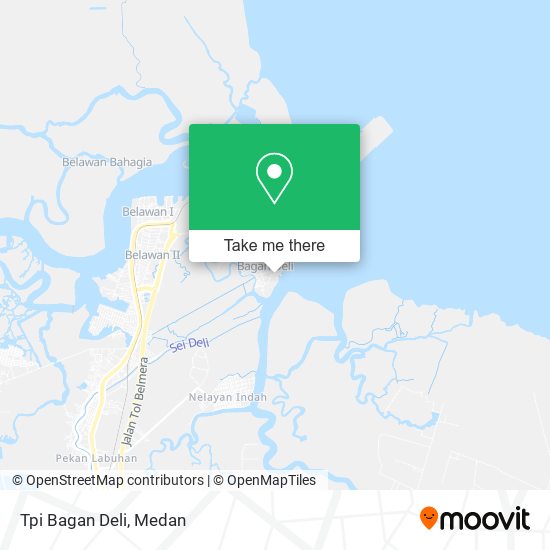 Tpi Bagan Deli map