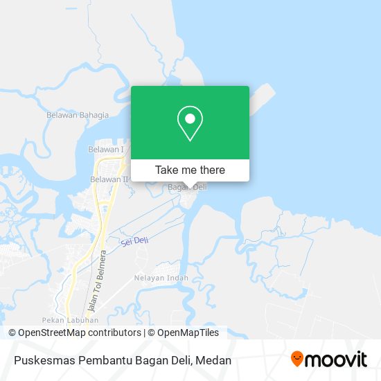 Puskesmas Pembantu Bagan Deli map