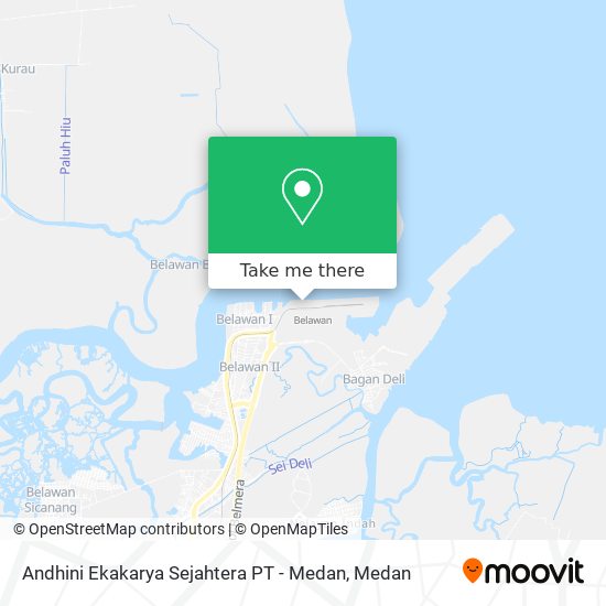 Andhini Ekakarya Sejahtera PT - Medan map