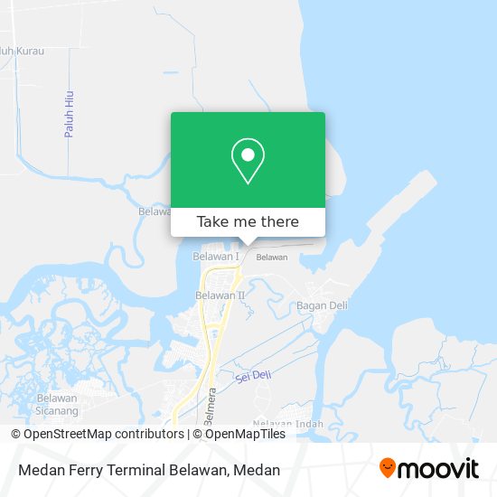 Medan Ferry Terminal Belawan map