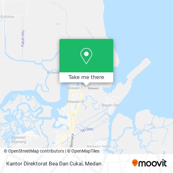 Kantor Direktorat Bea Dan Cukai map