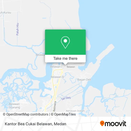 Kantor Bea Cukai Belawan map