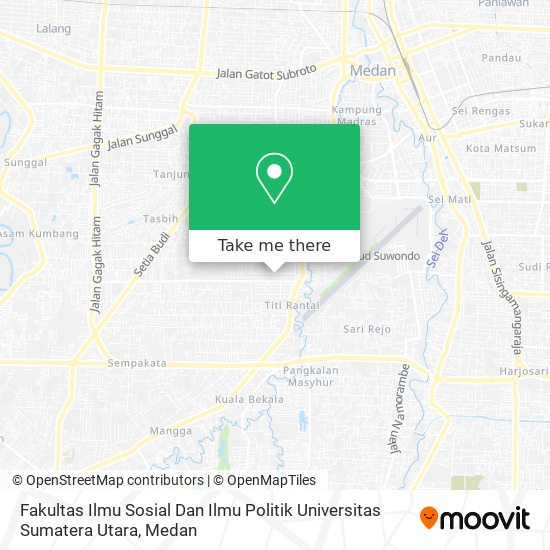 Fakultas Ilmu Sosial Dan Ilmu Politik Universitas Sumatera Utara map