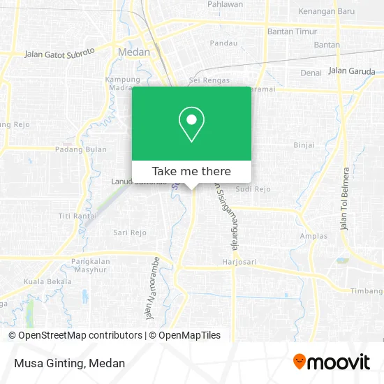 Musa Ginting map