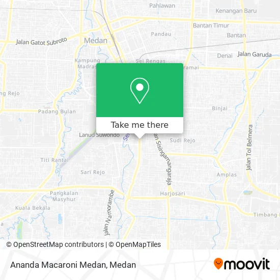 Ananda Macaroni Medan map