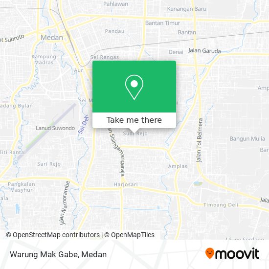 Warung Mak Gabe map