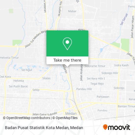 Badan Pusat Statistik Kota Medan map