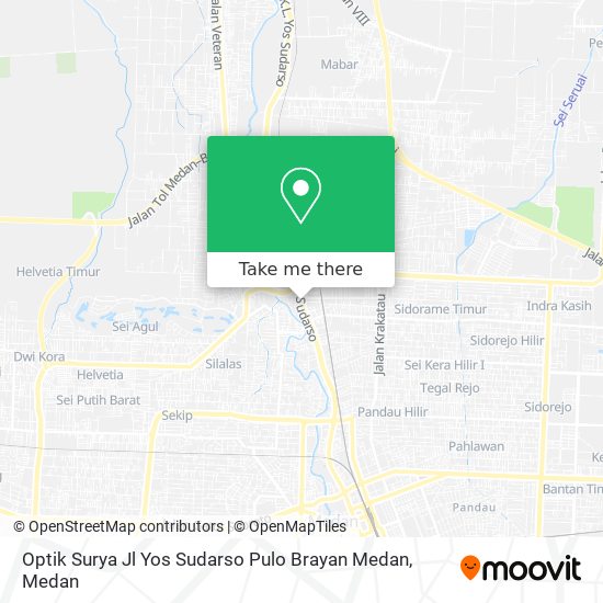 Optik Surya Jl Yos Sudarso Pulo Brayan Medan map