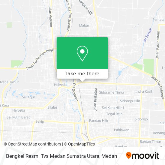 Bengkel Resmi Tvs Medan Sumatra Utara map