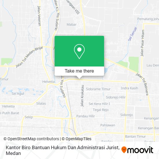 Kantor Biro Bantuan Hukum Dan Administrasi Jurist map