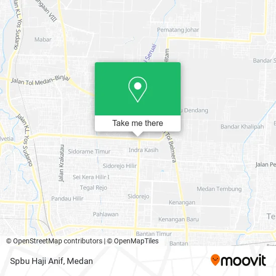 Spbu Haji Anif map