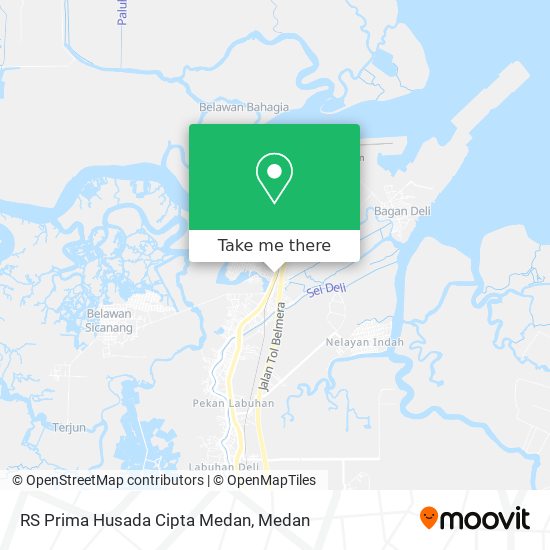 RS Prima Husada Cipta Medan map