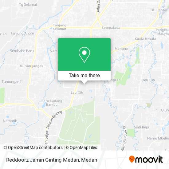 Reddoorz Jamin Ginting Medan map