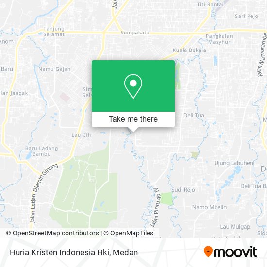 Huria Kristen Indonesia Hki map