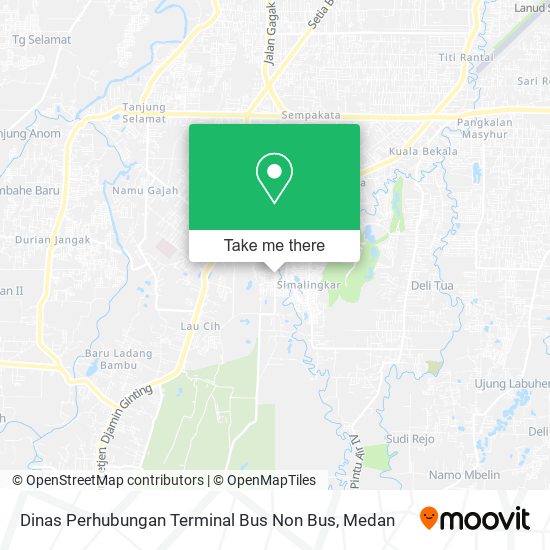 Dinas Perhubungan Terminal Bus Non Bus map