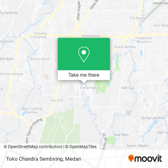 Toko Chandra Sembiring map