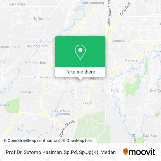 Prof.Dr. Sutomo Kasiman, Sp.Pd, Sp.Jp map