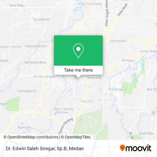 Dr. Edwin Saleh Siregar, Sp.B map