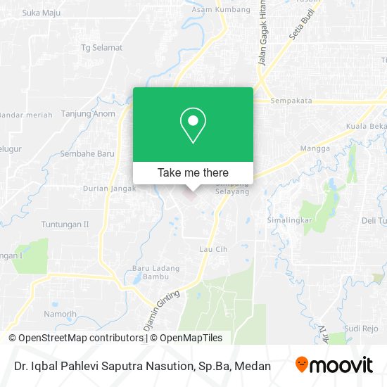 Dr. Iqbal Pahlevi Saputra Nasution, Sp.Ba map