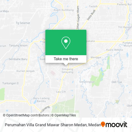 Perumahan Villa Grand Mawar Sharon Medan map