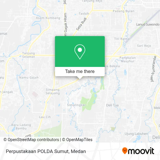 Perpustakaan POLDA Sumut map