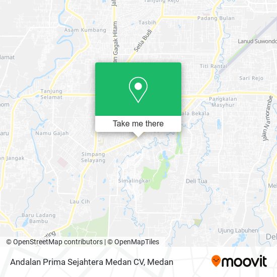 Andalan Prima Sejahtera Medan CV map