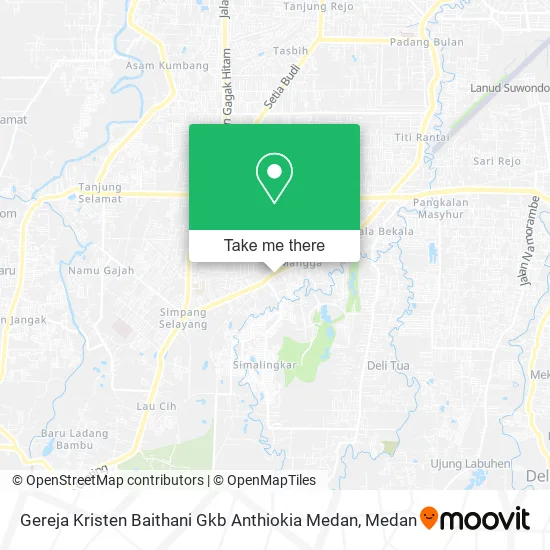Gereja Kristen Baithani Gkb Anthiokia Medan map