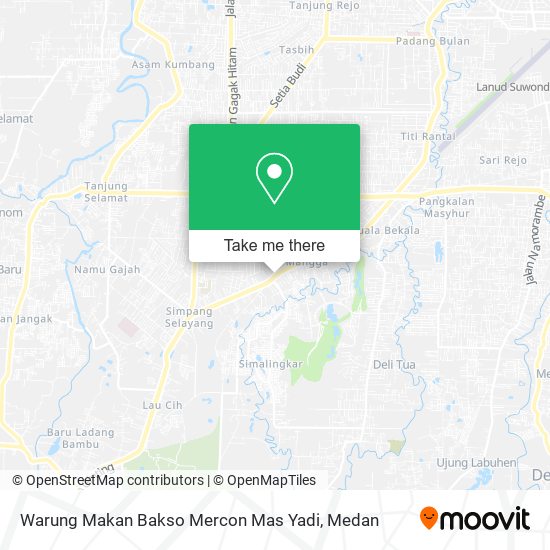 Warung Makan Bakso Mercon Mas Yadi map